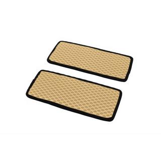 Tapis de seuil en polyuréthane (2 pcs, EVA, Beige) Opel Movano 2021- photo 2