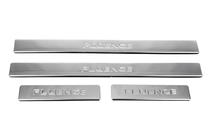 Renault Fluence 2009-2016 Seuils de porte OmsaLine (4 pcs, inox) photo 2
