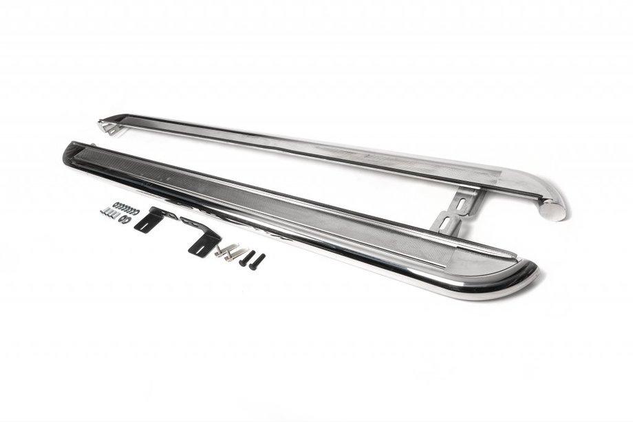 Opel Movano 2021- Marchepieds Latéraux Premium (2 pcs, Inox) Empattement moyen, Ø60 Photo 2