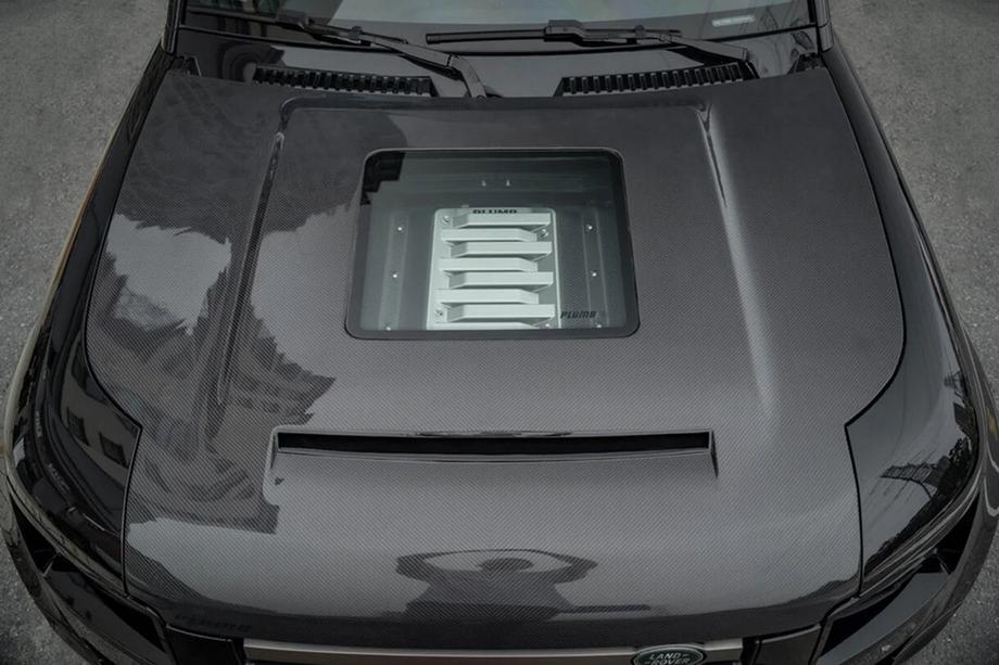 Land Rover Defender 2019- Capot Carbone (avec Fenetre en Verre) Image