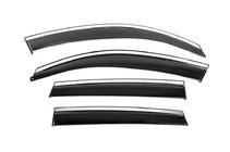 Audi Q5 2008-2017 Deflecteurs de Vitres avec Moulure Chromee Niken Luxury (4 pcs) photo 2
