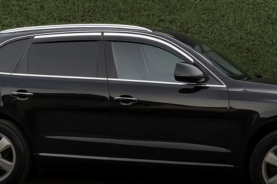 Audi Q5 2008-2017 Deflecteurs de Vitres avec Moulure Chromee Niken Luxury (4 pcs) Image