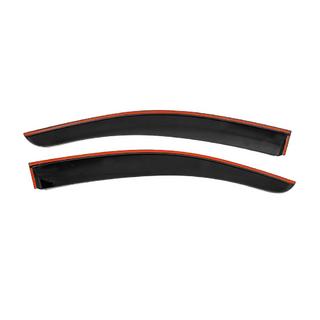 Déflecteurs de vitres avec moulure chromée Niken Luxury (2 pcs) Fiat Fiorino/Qubo 2008-2024 photo 4