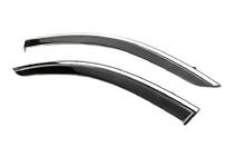 Dacia Dokker 2013-2022 Déflecteurs de vitres avec moulure chromée Niken Luxury (2 pcs) photo 3