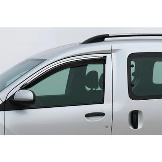 Déflecteurs de vitres avec moulure chromée Niken Luxury (2 pcs) photo 1