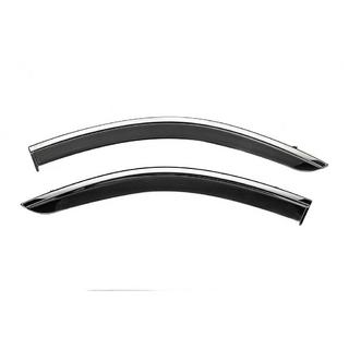 Déflecteurs de vitres avec moulure chromée Niken Luxury (2 pcs) photo 2