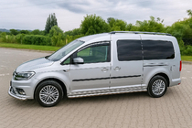 Volkswagen Caddy 2015-2020 Déflecteurs de vitres avec moulure chromée Niken Luxury (2 pcs) photo 5
