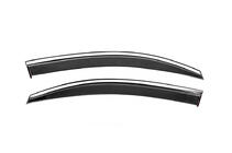 Volkswagen Caddy 2015-2020 Déflecteurs de vitres avec moulure chromée Niken Luxury (2 pcs) photo 2