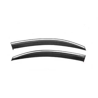 Déflecteurs de vitres avec moulure chromée Niken Luxury (2 pcs) photo 2