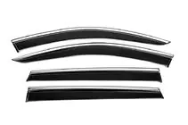 Audi Q7 2015–2026 Deflecteurs de Vitres avec Moulure Chromee Niken Luxury (4 pcs) photo 1