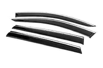 Audi Q7 2015–2026 Deflecteurs de Vitres avec Moulure Chromee Niken Luxury (4 pcs) photo 2