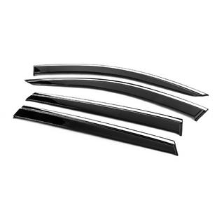 Deflecteurs de Vitres avec Moulure Chromee Niken Luxury (4 pcs) photo 2