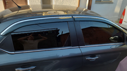 Peugeot 301 2012- Deflecteurs de Vitres avec Moulure Chromee Niken Luxury (4 pcs) photo 1