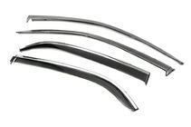 Peugeot 301 2012- Deflecteurs de Vitres avec Moulure Chromee Niken Luxury (4 pcs) photo 3