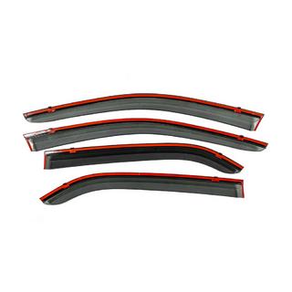 Deflecteurs de Vitres avec Moulure Chromee Niken Luxury (4 pcs) photo 4