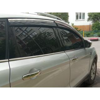 Deflecteurs de Vitres avec Moulure Chromee Niken Luxury (4 pcs) photo 4