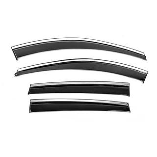 Deflecteurs de Vitres avec Moulure Chromee Niken Luxury (4 pcs) photo 2