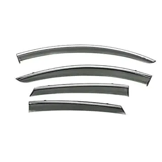 Déflecteurs de Vitres avec Moulure Chromée Niken Luxury (SD, 4 pcs)