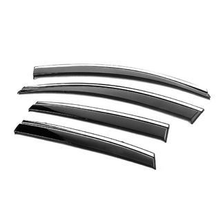 Deflecteurs de Vitres avec Moulure Chromee Niken Luxury (4 pcs) photo 4