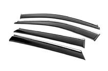 Hyundai Santa Fe 3 2012-2018 Deflecteurs de Vitres avec Moulure Chromee Niken Luxury (4 pcs) photo 2