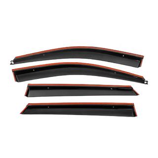 Deflecteurs de Vitres avec Moulure Chromee Niken Luxury (4 pcs) photo 3