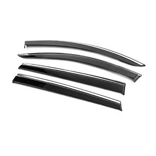 Deflecteurs de Vitres avec Moulure Chromee Niken Luxury (4 pcs) photo 2