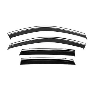 Deflecteurs de Vitres avec Moulure Chromee Niken Luxury (4 pcs) photo 2