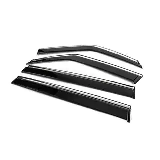 Deflecteurs de Vitres avec Moulure Chromee Niken Luxury (4 pcs) photo 2