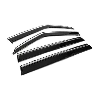 Deflecteurs de Vitres avec Moulure Chromee Niken Luxury (4 pcs) photo 3