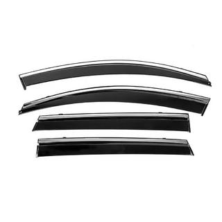 Deflecteurs de Vitres avec Moulure Chromee Niken Luxury (4 pcs) photo 2
