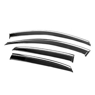 Deflecteurs de Vitres avec Moulure Chromee Niken Luxury (4 pcs) photo 2