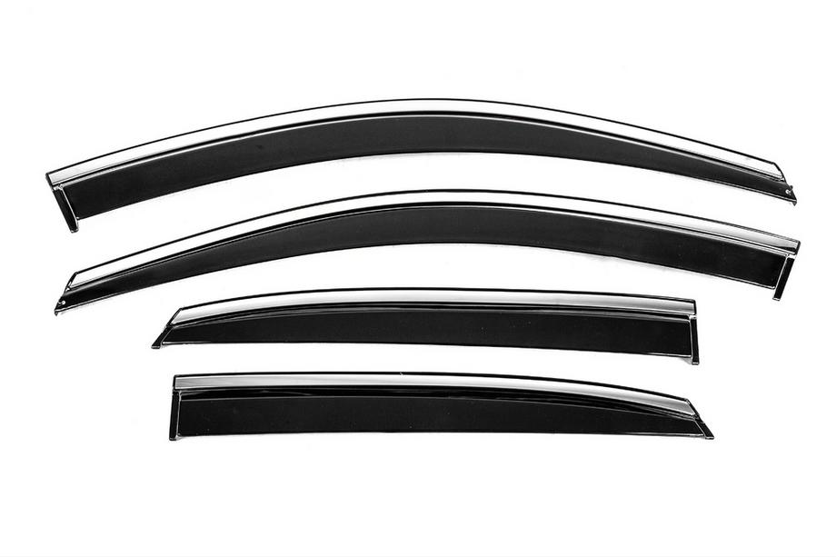 Lexus RX 2003-2009 Deflecteurs de Vitres avec Moulure Chromee Niken Luxury (4 pcs) Photo 1