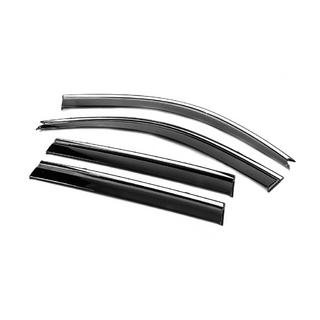 Deflecteurs de Vitres avec Moulure Chromee Niken Luxury (4 pcs) photo 2