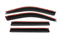 Toyota Land Cruiser Prado 120 2002-2009 Deflecteurs de Vitres avec Moulure Chromee Niken Luxury (4 pcs) photo 4