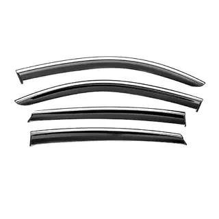 Deflecteurs de Vitres avec Moulure Chromee Niken Luxury (4 pcs)