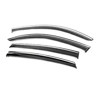 Deflecteurs de Vitres avec Moulure Chromee Niken Luxury (4 pcs) photo 2