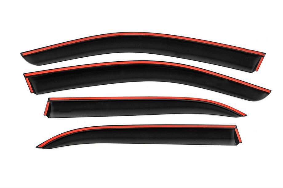 Mercedes GLE W167 2018- Deflecteurs de Vitres avec Moulure Chromee Niken Luxury (4 pcs) Photo 3