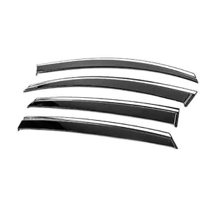 Deflecteurs de Vitres avec Moulure Chromee Niken Luxury (4 pcs) photo 2