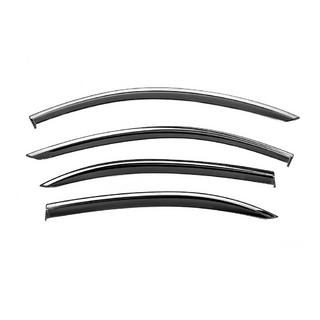 Déflecteurs de Vitres avec Moulure Chromée Niken Luxury (Long, 4 pcs) photo 1