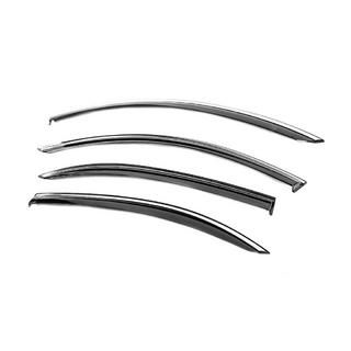 Déflecteurs de Vitres avec Moulure Chromée Niken Luxury (Long, 4 pcs) photo 2