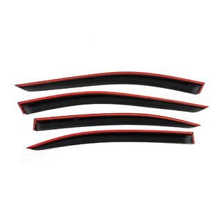 Déflecteurs de Vitres avec Moulure Chromée Niken Luxury (Long, 4 pcs) photo 3