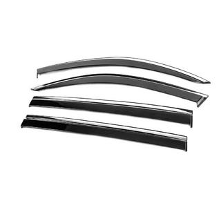 Deflecteurs de Vitres avec Moulure Chromee Niken Luxury (4 pcs) Mercedes GL/GLS сlass X166 2012-2019 photo 2