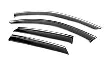Mercedes ML W164 2005-2011 Deflecteurs de Vitres avec Moulure Chromee Niken Luxury (4 pcs) photo 7