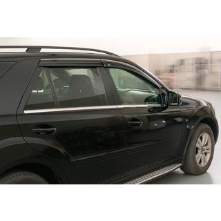Deflecteurs de Vitres avec Moulure Chromee Niken Luxury (4 pcs) Mercedes ML W164 2005-2011 photo 3