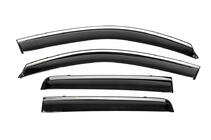 Mitsubishi Outlander 2006-2012 Deflecteurs de Vitres avec Moulure Chromee Niken Luxury (4 pcs) photo 1