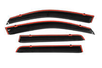 Mitsubishi Outlander 2006-2012 Deflecteurs de Vitres avec Moulure Chromee Niken Luxury (4 pcs) photo 3