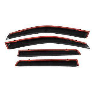 Deflecteurs de Vitres avec Moulure Chromee Niken Luxury (4 pcs) Mitsubishi Outlander 2006-2012 photo 3