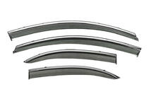 Mitsubishi Lancer X 2008- Deflecteurs de Vitres avec Moulure Chromee Niken Luxury (4 pcs) photo 2