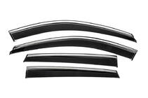 Mazda CX-5 2017–2025 Deflecteurs de Vitres avec Moulure Chromee Niken Luxury (4 pcs) photo 1