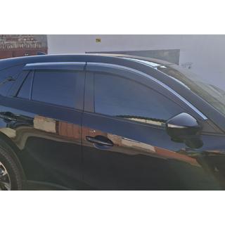 Deflecteurs de Vitres avec Moulure Chromee Niken Luxury (4 pcs) photo 3